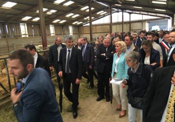 Le Président du Sénat dans le Charolais