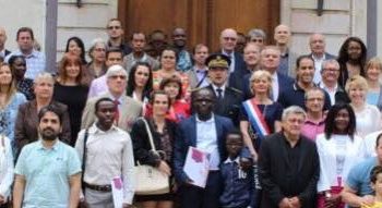 Cérémonie nouveaux citoyens français à Mâcon