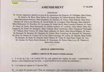 Rétablissement de la 1/2 part fiscale supplémentaire pour  les veuves de plus de 74 ans