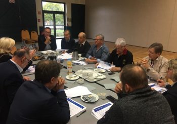 Petit-déjeuner avec Pierre Berthier et les maires du canton de Charolles